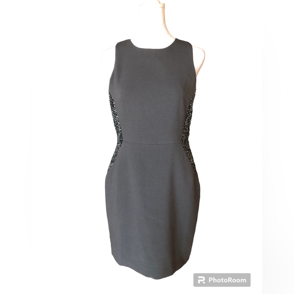 EUC Banana Republic,Grey Professional Dress, 4 Petite